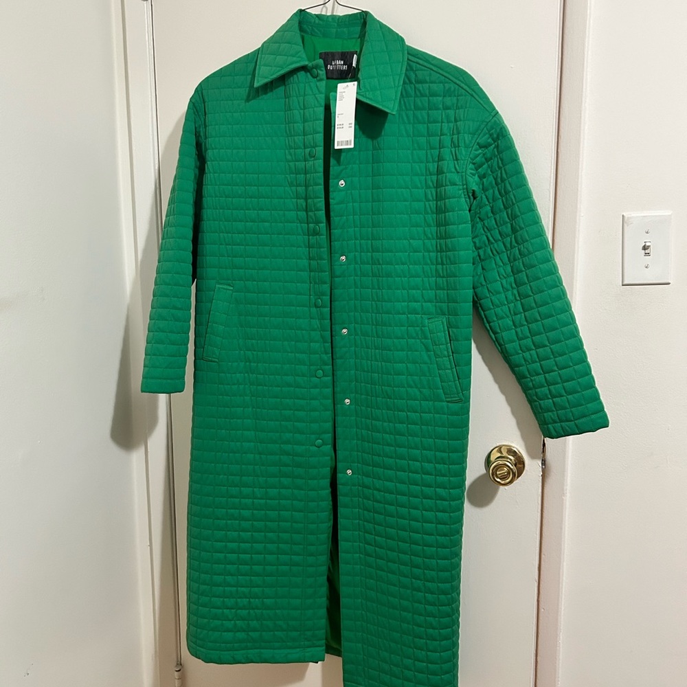 Quilted Trench Coat